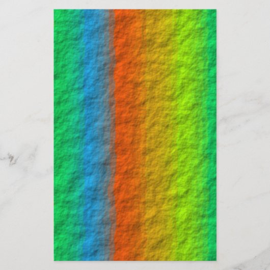 RAINBOW STRIPES TEXTURE BRIEFPAPIER (Vorderseite)