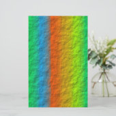 RAINBOW STRIPES TEXTURE BRIEFPAPIER (Stehend Vorderseite)