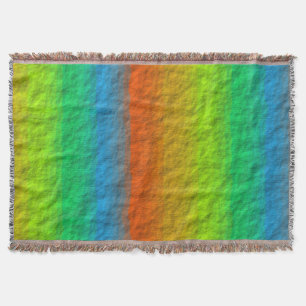 RAINBOW STRIPES TEXTURE DECKE