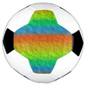 RAINBOW STRIPES TEXTURE FUßBALL (Gedreht)