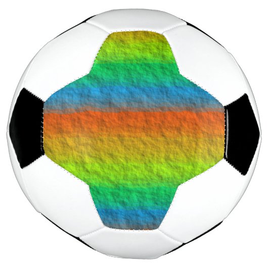 RAINBOW STRIPES TEXTURE FUßBALL (Gedreht)