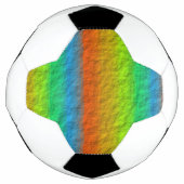 RAINBOW STRIPES TEXTURE FUßBALL (Vorderseite)