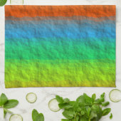 RAINBOW STRIPES TEXTURE HANDTUCH (Gefaltet)