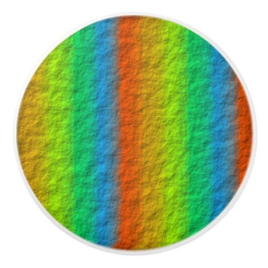 RAINBOW STRIPES TEXTURE KERAMIKKNAUF (Vorderseite)