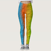 RAINBOW STRIPES TEXTURE LEGGINGS (Vorderseite)