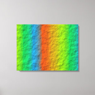 RAINBOW STRIPES TEXTURE LEINWANDDRUCK