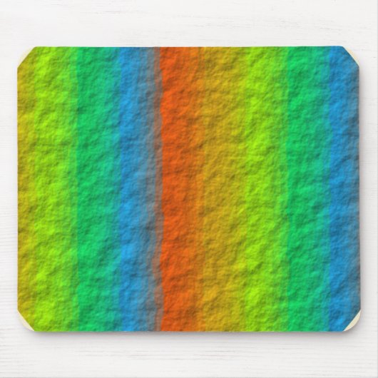 RAINBOW STRIPES TEXTURE MOUSEPAD (Vorne)