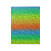 RAINBOW STRIPES TEXTURE NOTIZBLOCK (Rotiert)