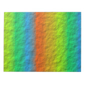RAINBOW STRIPES TEXTURE NOTIZBLOCK (Vorderseite)