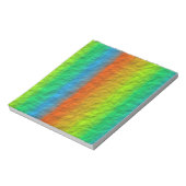 RAINBOW STRIPES TEXTURE NOTIZBLOCK (Rotiert)