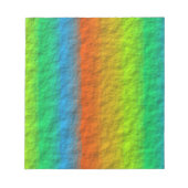 RAINBOW STRIPES TEXTURE NOTIZBLOCK (Vorderseite)