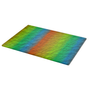 RAINBOW STRIPES TEXTURE SCHNEIDEBRETT