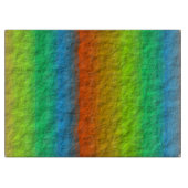 RAINBOW STRIPES TEXTURE SCHNEIDEBRETT (Vorderseite)