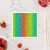 RAINBOW STRIPES TEXTURE SERVIETTE (Beispiel)