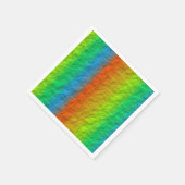 RAINBOW STRIPES TEXTURE SERVIETTE (Ecke)