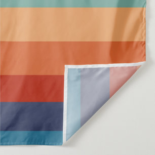 Rainbow Stripes Vintage Farben Alte Farben Wandteppich