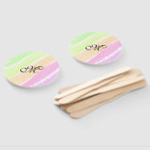 Rainbow Stripeswatercolor-Linien hinzufügen Fächer (Non-assembled)