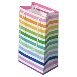 Rainbow Stripmuster Kleine Geschenktüte