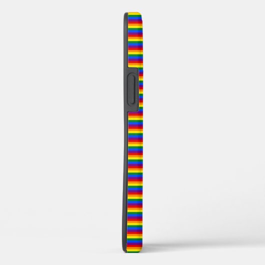 Rainbow Strips Gay Pride Design Smartphone Case (Rückseite / Rechts)