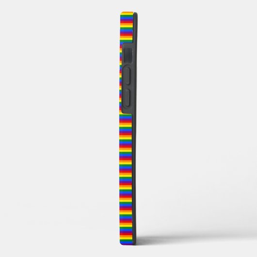 Rainbow Strips Gay Pride Design Smartphone Case (Rückseite / Links)