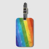 Rainbow Strips Gepäckmarke Gepäckanhänger (Vorderseite Vertikal)