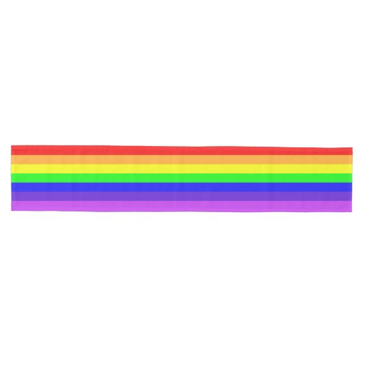 Rainbow Strips Mittlerer Tischläufer (Horizontal)
