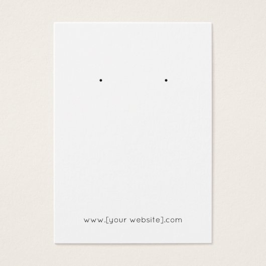 Rainbow Strips Muster Earring Display Card (Vorderseite)