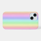 Rainbow Strips - Muster iPhone 15 Hülle (Rückseite (Horizontal))