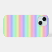 Rainbow Strips - Muster iPhone 15 Hülle (Rückseite (Horizontal))