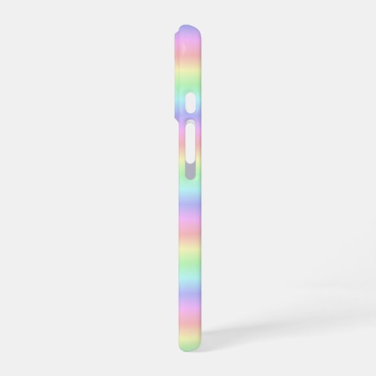 Rainbow Strips - Muster iPhone 16 Hülle (Linke Seite)