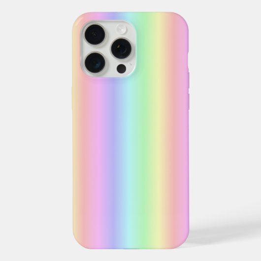 Rainbow Strips - Muster iPhone Hülle (Rückseite)