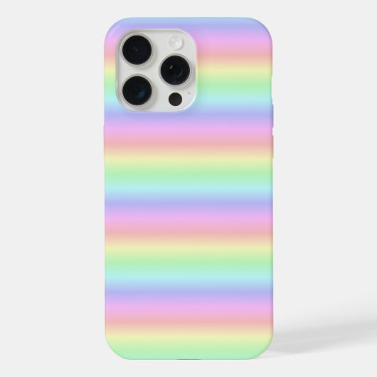 Rainbow Strips - Muster iPhone Hülle (Rückseite)