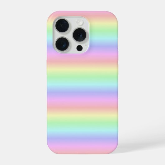 Rainbow Strips - Muster iPhone Hülle (Rückseite)