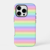 Rainbow Strips - Muster iPhone Hülle (Rückseite)