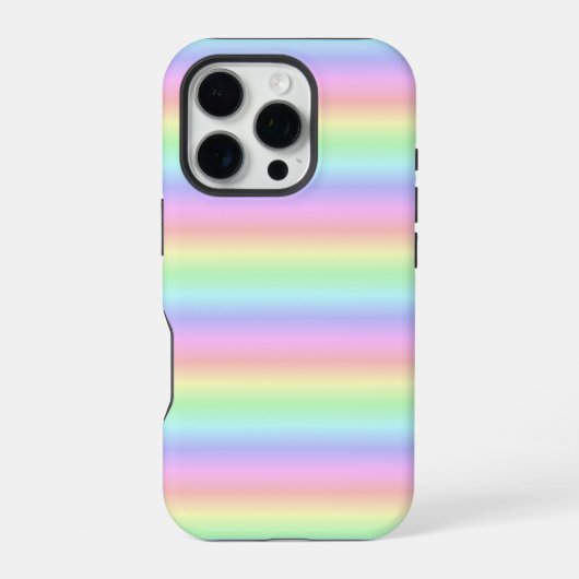 Rainbow Strips - Muster iPhone Hülle (Rückseite)
