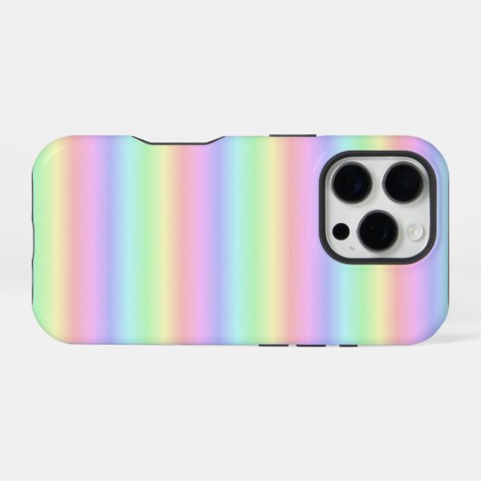 Rainbow Strips - Muster iPhone Hülle (Rückseite (Horizontal))