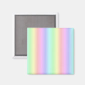 Rainbow Strips - Muster Magnet (Vorderseite/Rückseite)