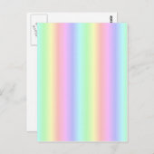 Rainbow Strips - Muster Postkarte (Vorne/Hinten)