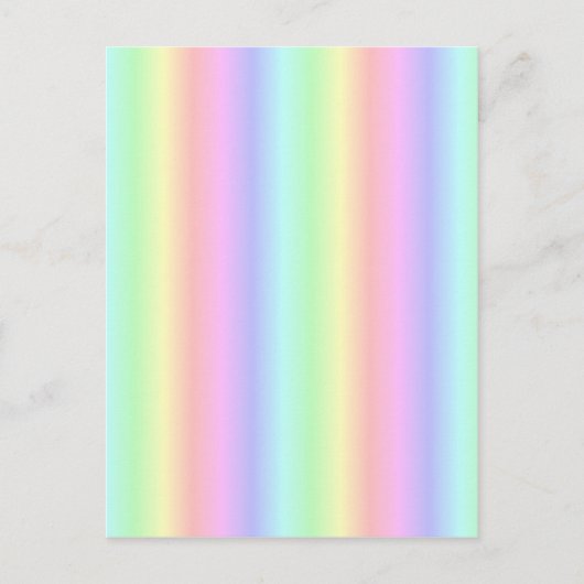 Rainbow Strips - Muster Postkarte (Vorderseite)