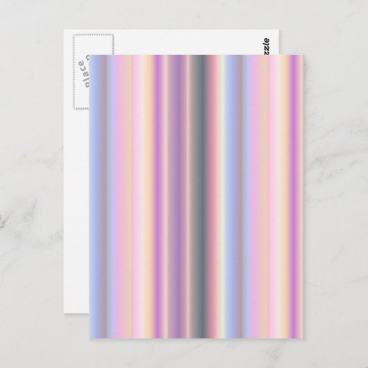Rainbow Strips - Muster Postkarte (Vorne/Hinten)