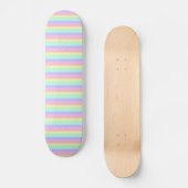Rainbow Strips - Muster Skateboard (Vorderseite)