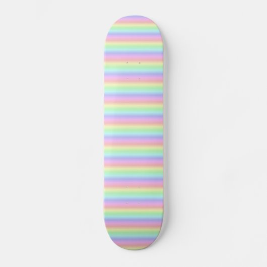 Rainbow Strips - Muster Skateboard (Vorderseite)