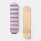 Rainbow Strips - Muster Skateboard (Vorderseite)