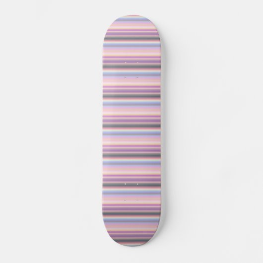 Rainbow Strips - Muster Skateboard (Vorderseite)