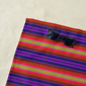 Rainbow Strips Pattern Beach Handtuch (Beispiel)