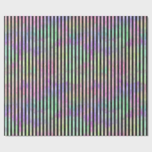 RAINBOW STRIPS WRAPPING PAPIER GESCHENKPAPIER (Flach)