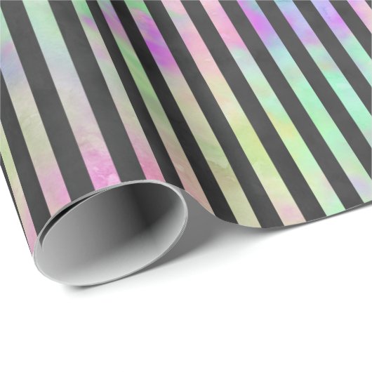 RAINBOW STRIPS WRAPPING PAPIER GESCHENKPAPIER (Rolleneckpunkt)