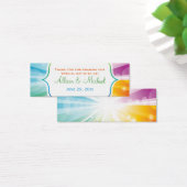 Rainbow Stripter Sunburst Gastgeschenk Hochzeit Ta (Schreibtisch)