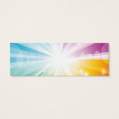 Rainbow Stripter Sunburst Gastgeschenk Hochzeit Ta (Rückseite)