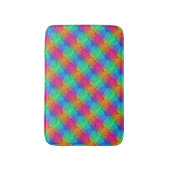 Rainbow Stylish Pattern Badematte (Vorderseite Vertikal)